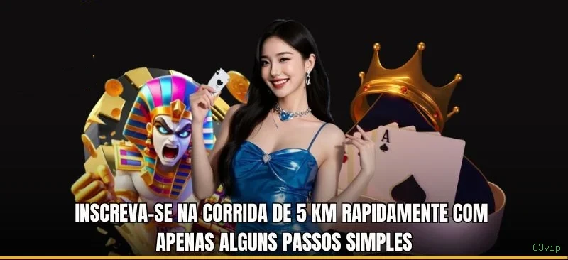 Imagem promocional do aplicativo mobile da 63vip